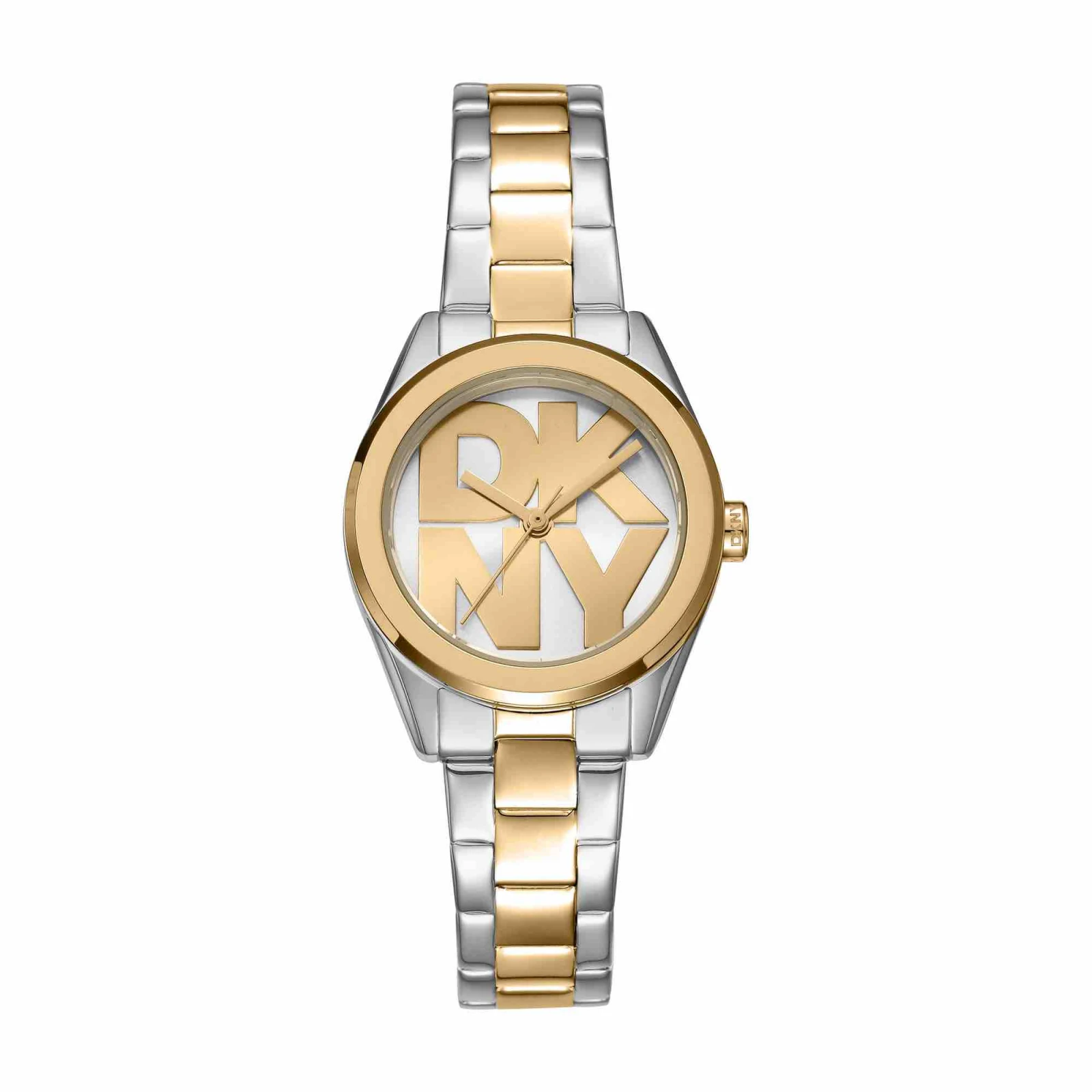 DKNY Two-Tone Silver and Gold Watch Mad OXX main image 4